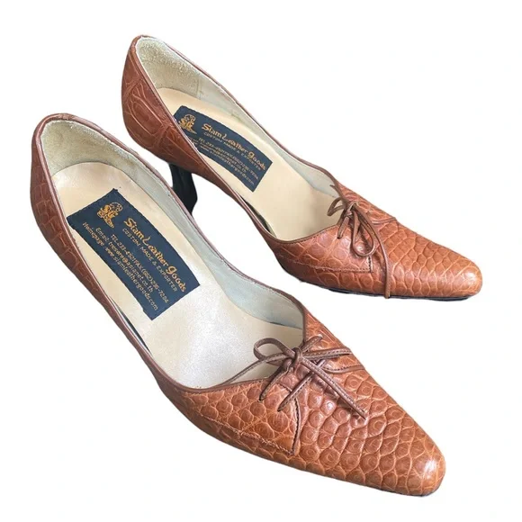 Gucci | Shoes | Rare Siam Leather Goods Crocodile Leather  display picture 2